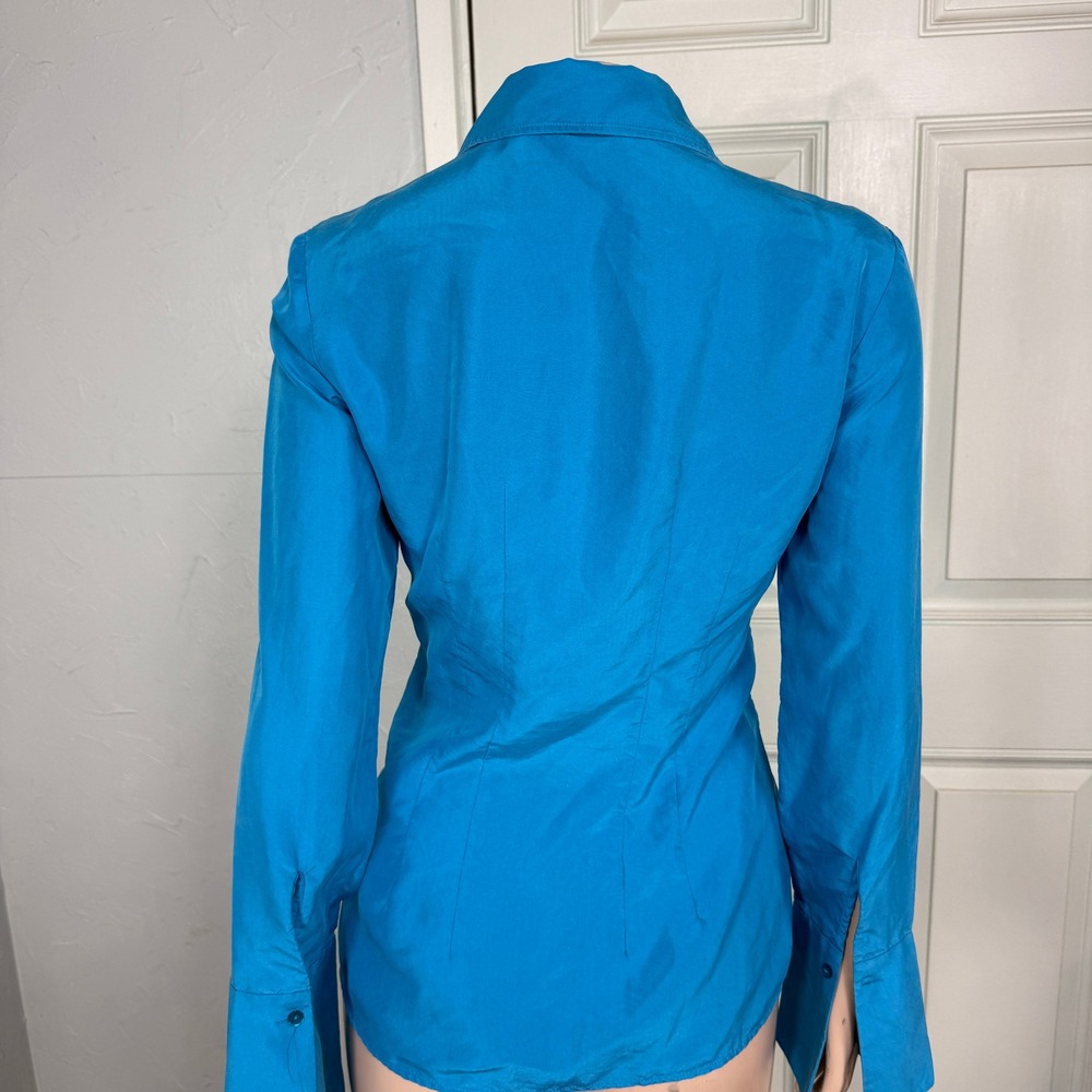 & Other Stories Women's Shirt XS 2 Silk Button Blouse Long sleeve Solid I4-18 - Picture 4 of 7